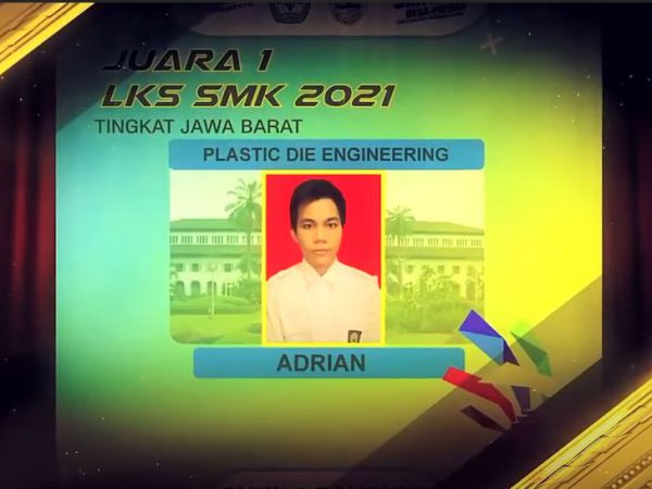 SMKN 6 Bandung Juara LKS Tingkat Provinsi Jawa Barat Bidang Lomba Plastic Die Engineering